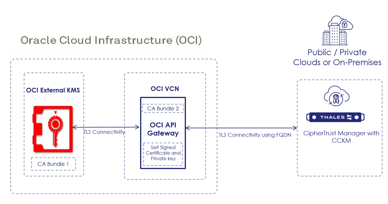 OCI-Externe KMS-FQDN-Konnektivität