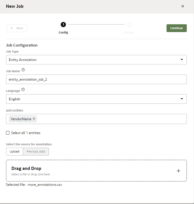 Beschreibung von create-entity-annotation-job-dialog.png folgt