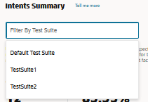 Dieses Bild zeigt das Feld "Nach Testsuite filtern".