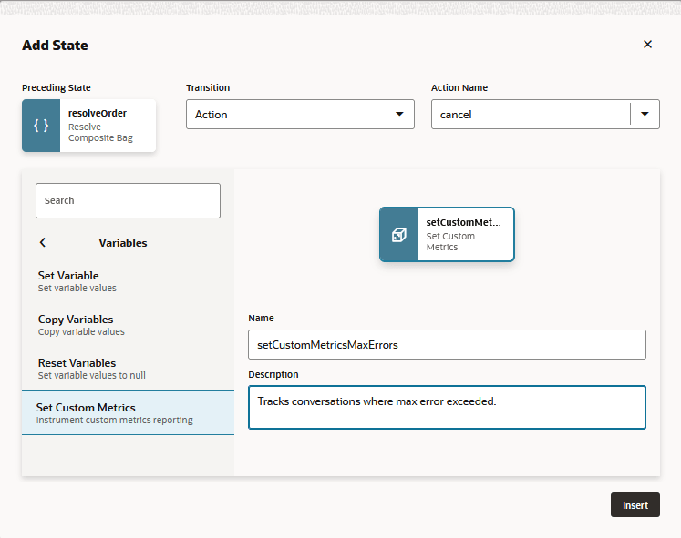 Beschreibung von set-insights-component-dialog.png folgt
