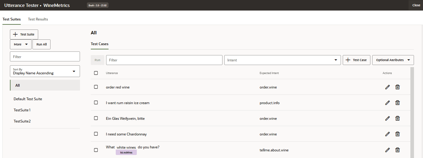 Beschreibung von test-suites-page.png folgt