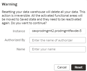 Description of fawag-reset-data-warehouse-warning.png follows