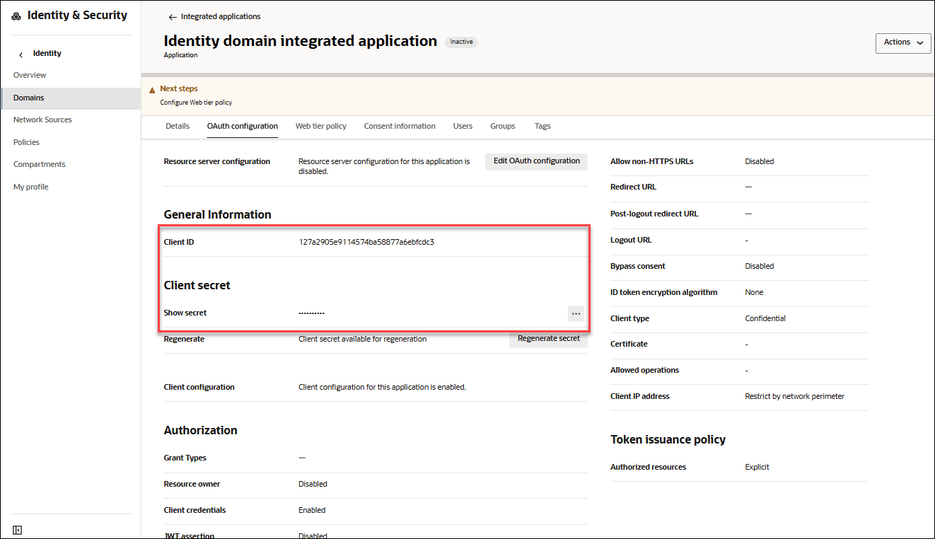 Description of rbac-client-secret.png follows