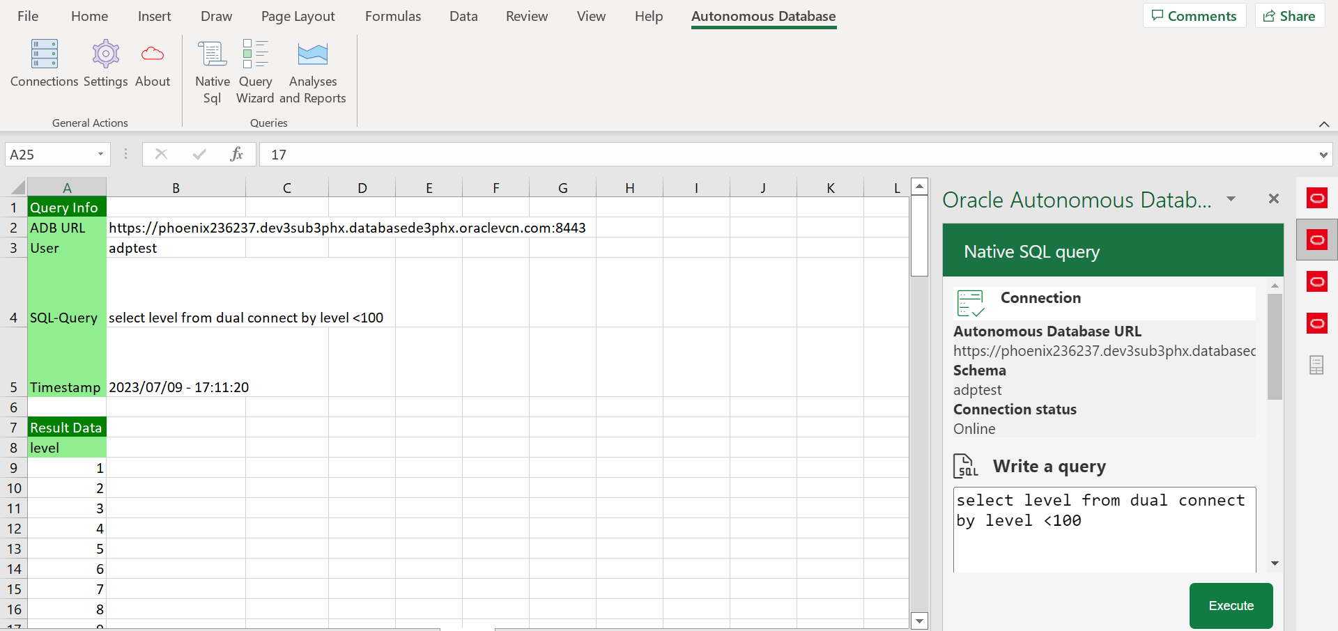 The Data Analysis Tool
