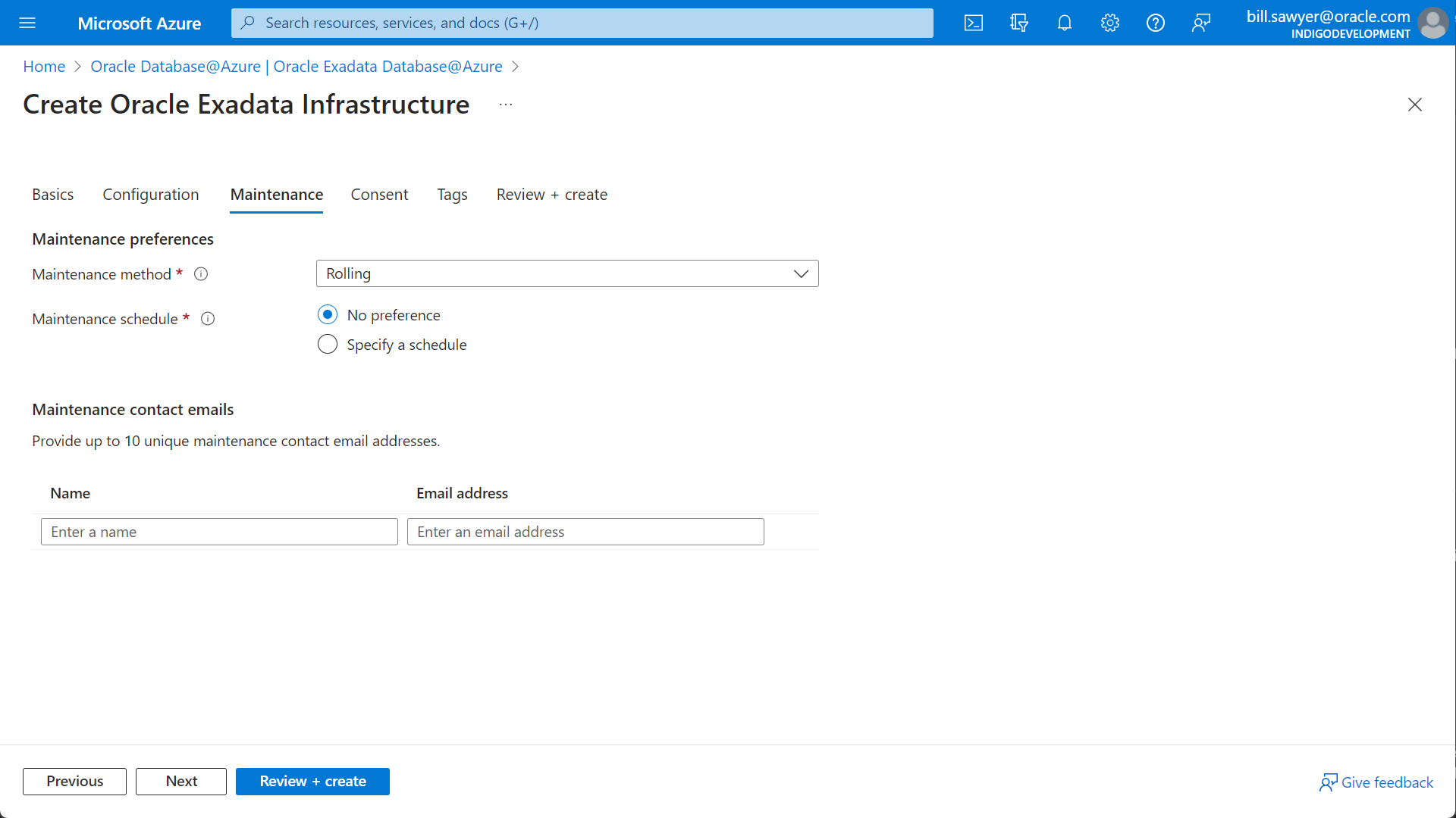 Provisioning Exadata Infrastructure