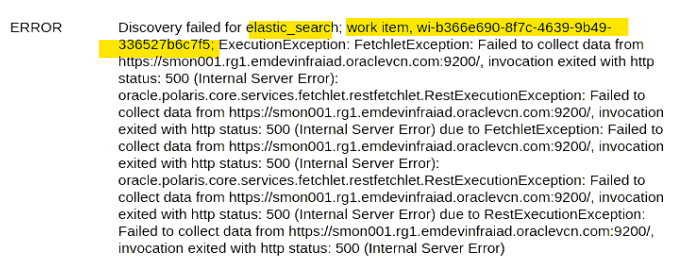 elastic search error