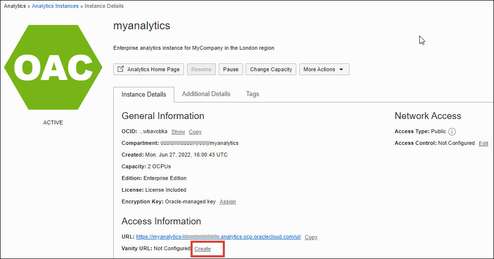 Crear URL personalizada