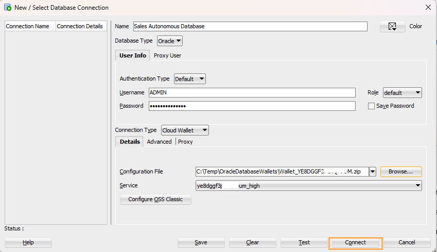 A continuación, se incluye la descripción de adb_connect_sqldev_db24.png