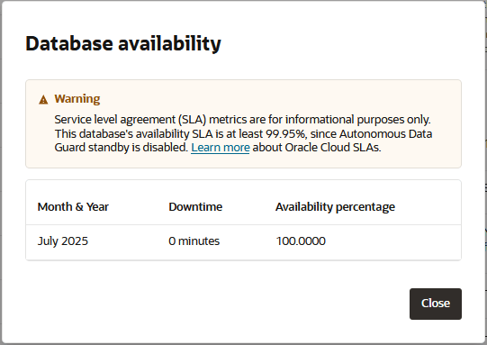 Descripción de adb_database_availability.png a continuación