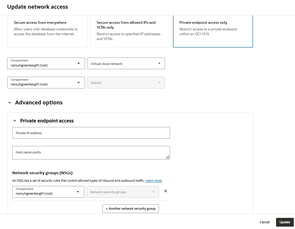 Descripción de adb_network_access_private_update.png a continuación