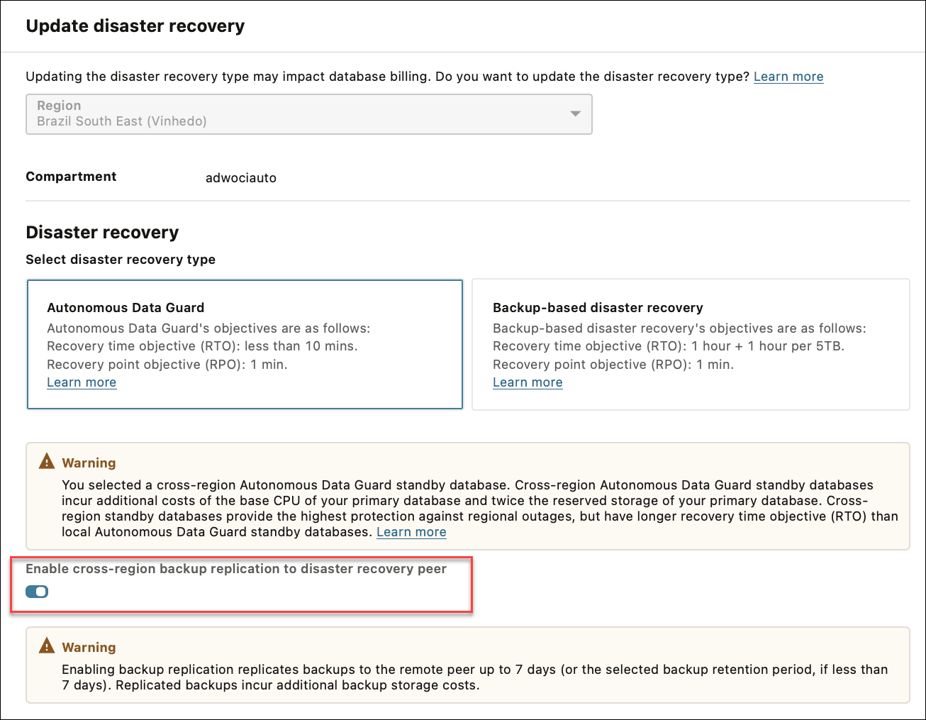 Descripción de adb_update_data_guard_backup_replication.png a continuación