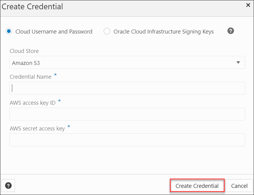 A continuación se describe aws-credential.png