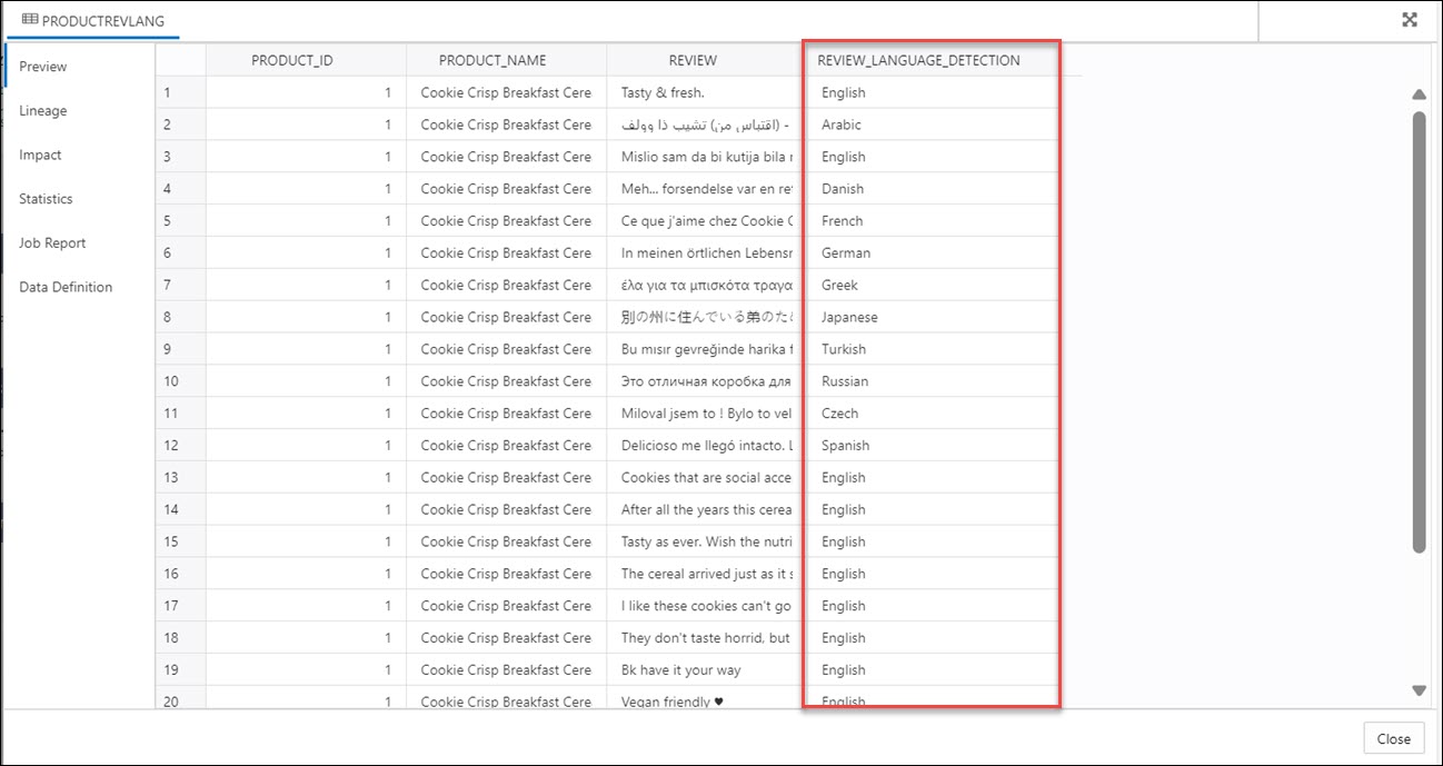 A continuación, se incluye la Descripción de output-language.bmp