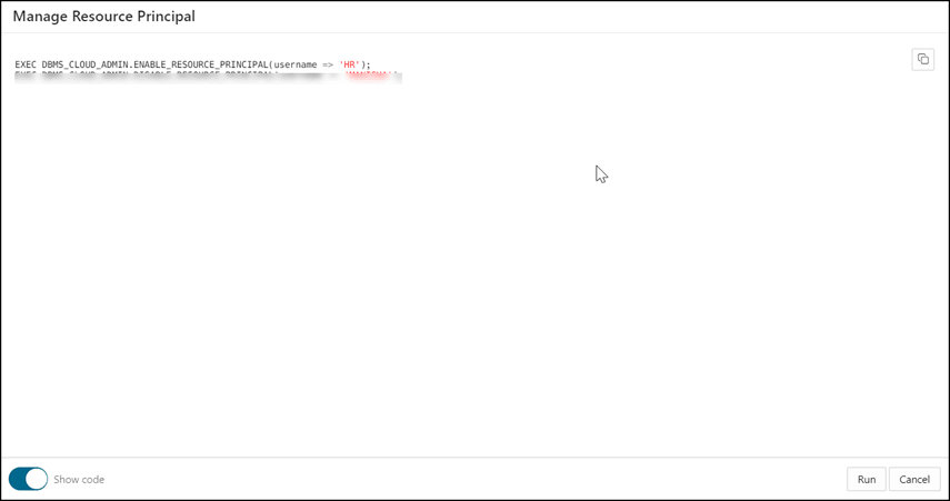 A continuación se describe show-code-manage.png