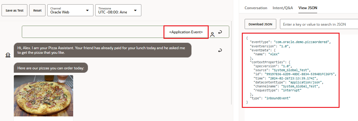 A continuación, se incluye la Descripción de application-event-json-tester.png A continuación, se incluye la Descripción de application-event-json-tester.png