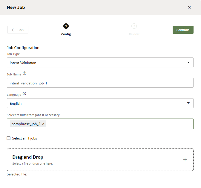 A continuación se muestra la descripción de new-validation-job.png A continuación se muestra la descripción de new-validation-job.png