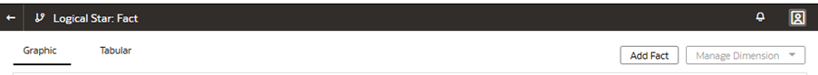 La page Logical Star : Fact affichant le bouton Add Fact