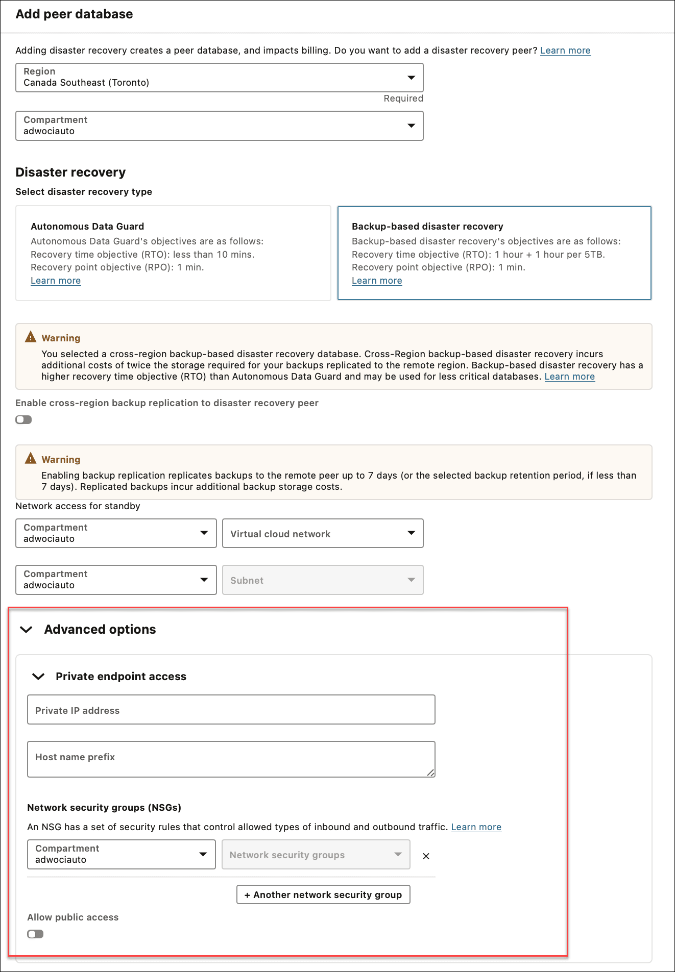 Description de l'image adb_create_cross_region_peer_private_endpoint.png Description de l'image adb_create_cross_region_peer_private_endpoint.png