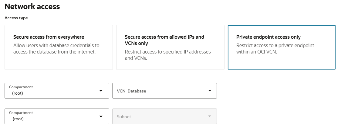 Description de l'image adb_private_vcn.png ci-après Description de l'image adb_private_vcn.png ci-après