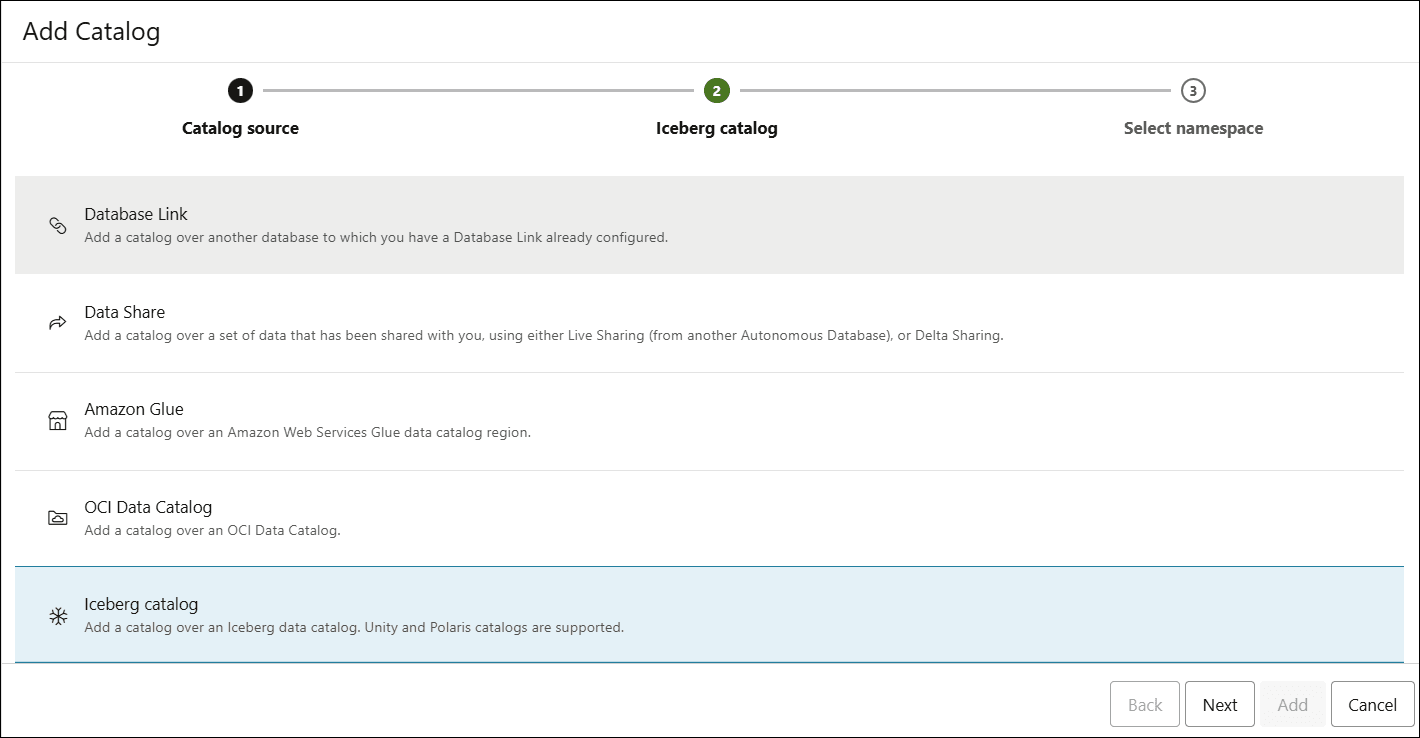 Description de l'image add-catalog-iceberg.png suivante Description de l'image add-catalog-iceberg.png suivante