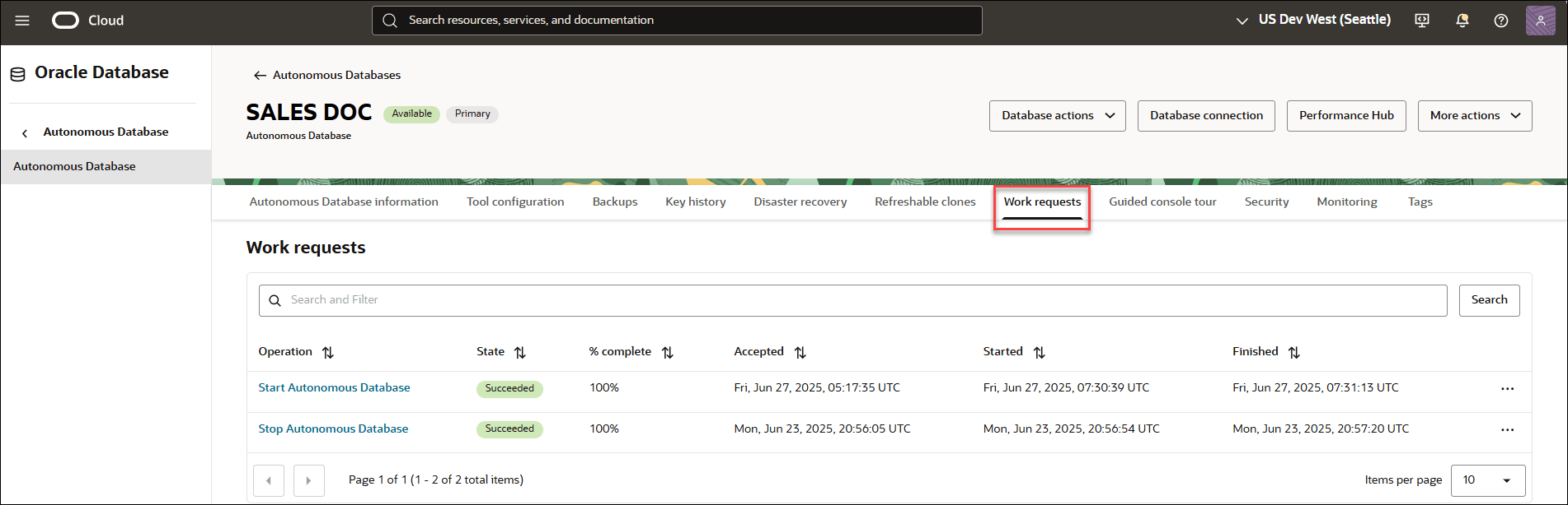Description de l'image atpc_work_request_console.png Description de l'image atpc_work_request_console.png