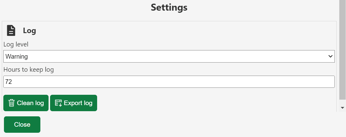 Description de l'image log-settings.png Description de l'image log-settings.png