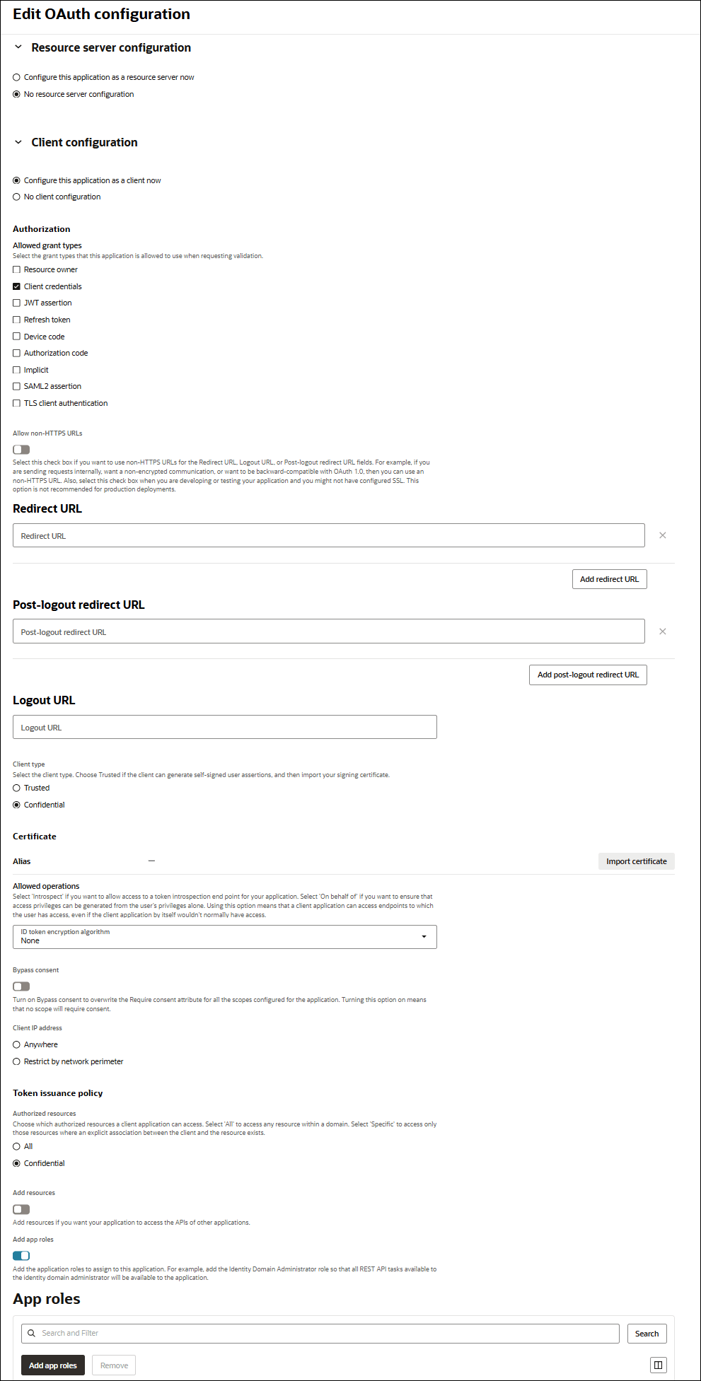 Description de l'image rbac-edit-oauth-config-identity-domain.png Description de l'image rbac-edit-oauth-config-identity-domain.png