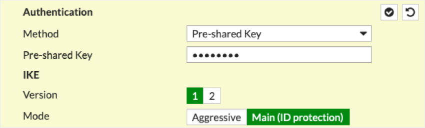 Click to expand This image shows the Authentication section when editing the tunnel.