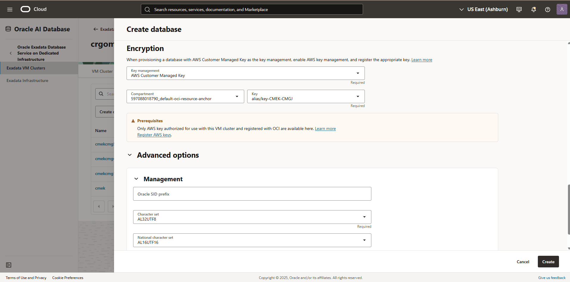 This screenshot shows how to change key management This screenshot shows how to change key management