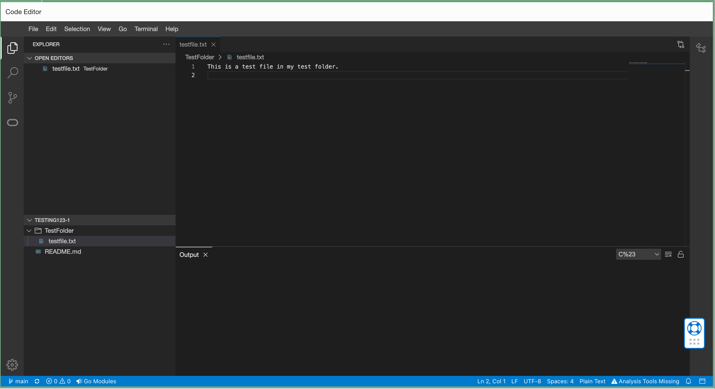 コード・エディタのユーザー・インタフェース・マップ