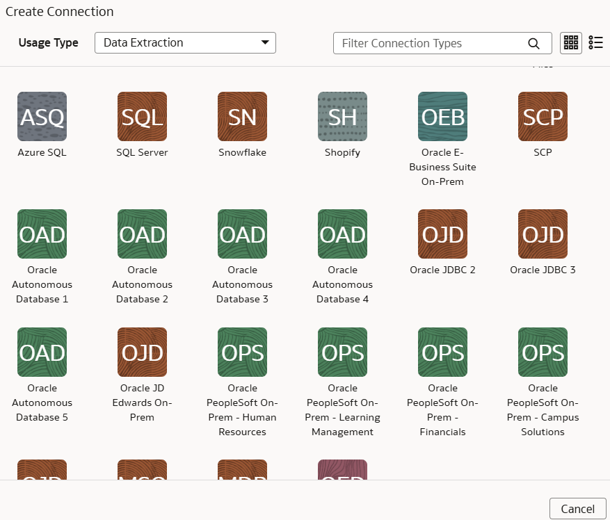 Oracle Autonomous Database接続オプション