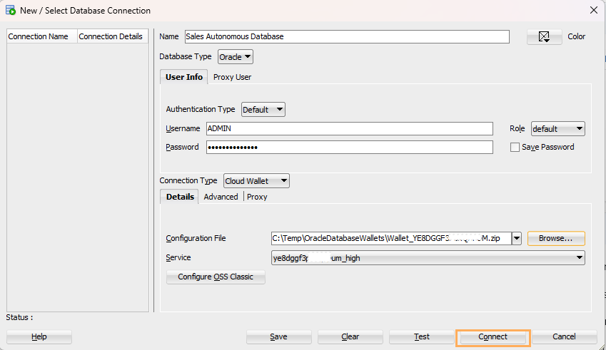 adb_connect_sqldev_db24.pngの説明が続きます