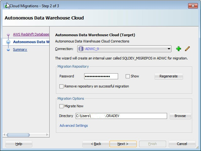 adw_migrate_redshift_step2of3.pngの説明が続きます