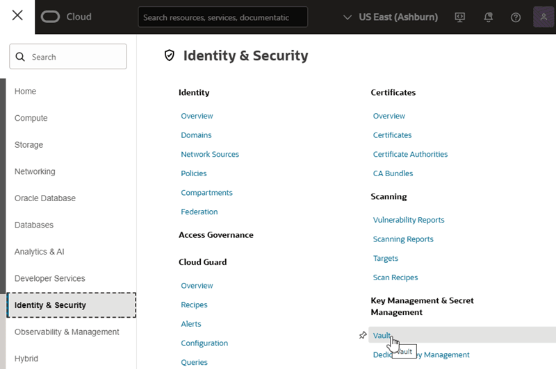 vault-oci-console.pngの説明が続きます
